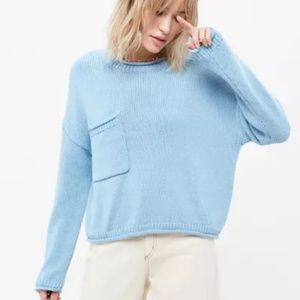 Baby Blue Knit Sweater